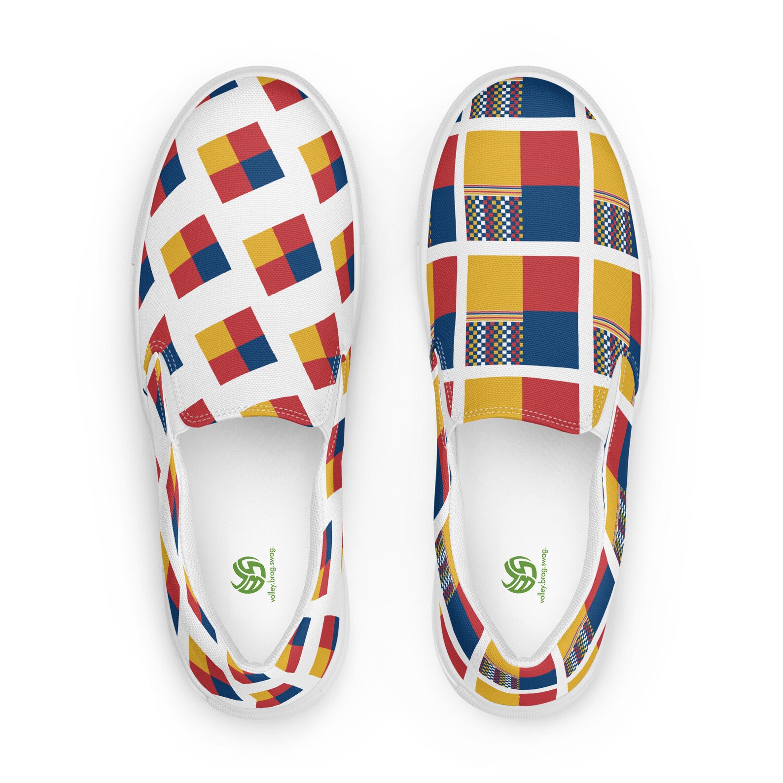 One of my unique gifts for volleyball coaches is based on the creation of  brilliantly colorful designs that motivate the volleyball player to compete hard...on and off the court. Check out "theSerbiasquares" in the 2023 ACVK Shoe line.