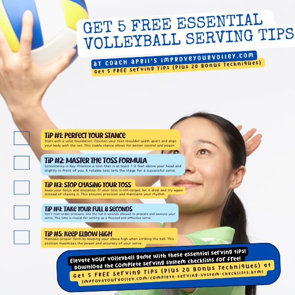 Stop serving scared and start serving with confidence. Get my 5 essential serving fundamentals—each with 4 detailed techniques