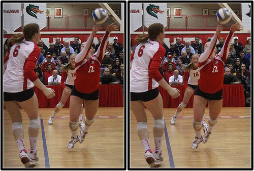 How To Communicate in Volleyball: If This Player Digs It Up Its The Next Contact Is Going To Be A Free Ball For The Opposing Team  (photo by Michael E. Johnston)