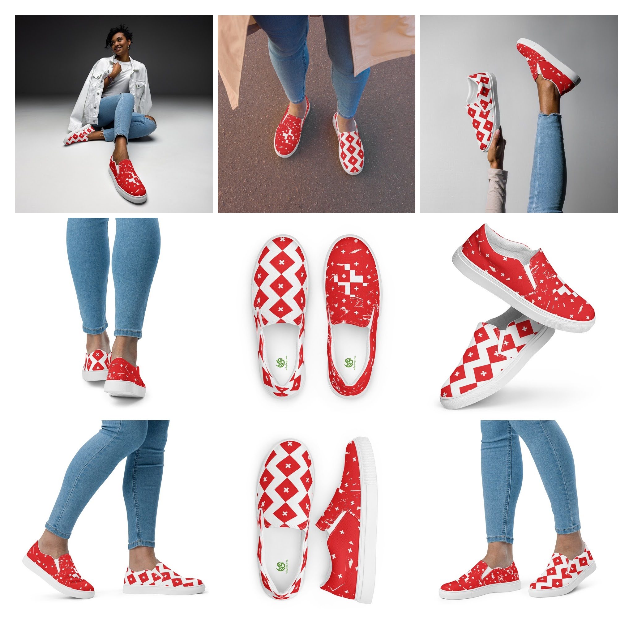 I want you to make a statement with these cool canvas shoes especially when paired with jeans, cool volleyball shorts or try my colorfully cool cropped windbreaker jacket collection to create a laid-back, trendy look.