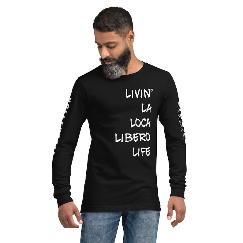 Long sleeve shirts for volleyball with cute libero volleyball quotes like...

Livin La Loca Libero Life available on Etsy at the Volleybragswag shop.