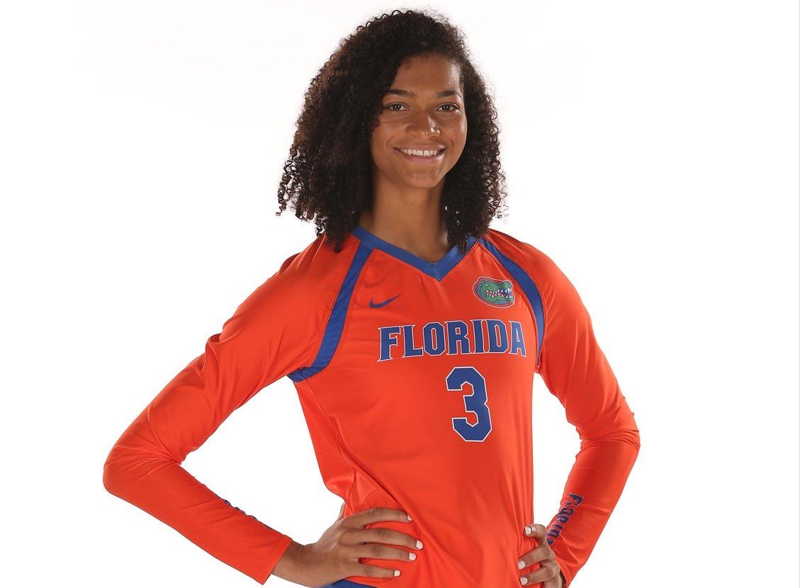 Alex Holston an Athletes Unlimited volleyball professional, former Florida Gator team member who's played in Poland and the United States Womens Pro volleyball leagues. Alex Holston by Tim Casey