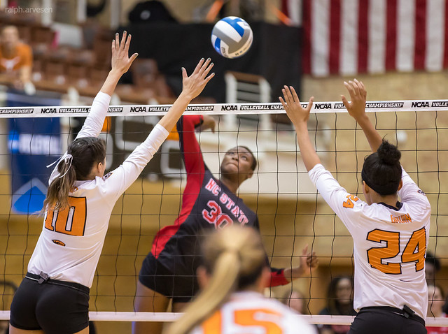 Court Volleyball Positions - The right side hitter or opposite becomes the right side blocker when their team is on defense (Ralph Aversen)