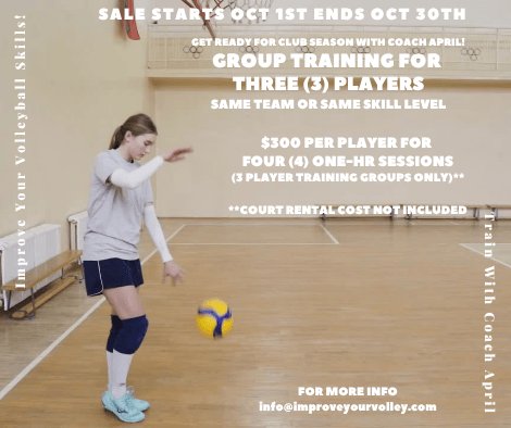 October Group Training Sessions