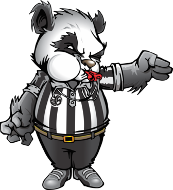 Meet Panda Mo.Nium the Volleybragswag Giant Panda - Referee