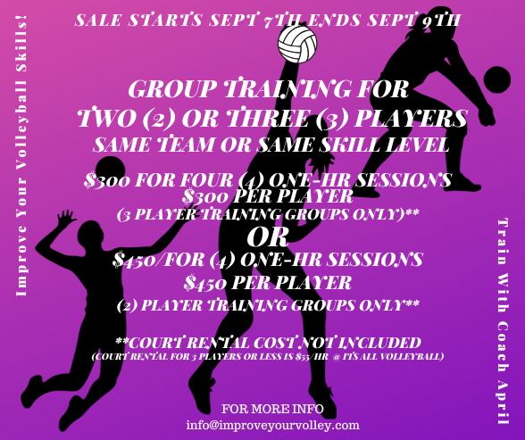September Seventh 72-HR Semi-Private Sessions Sale