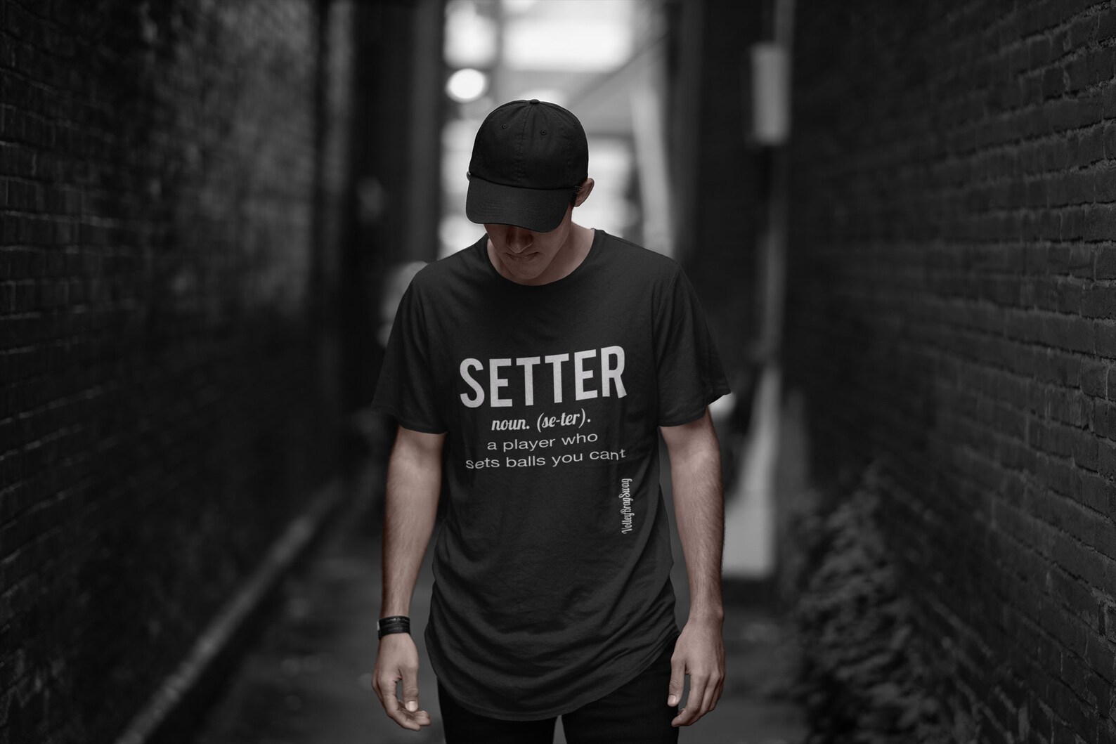 "SETTER A Player Who Sets Balls You Cant" are one of the 6 best selling volleyball setting quotes on setter shirts on Etsy.