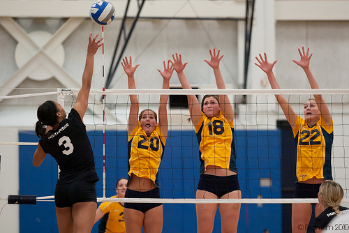 UC Irvine during a Big West Conference match
