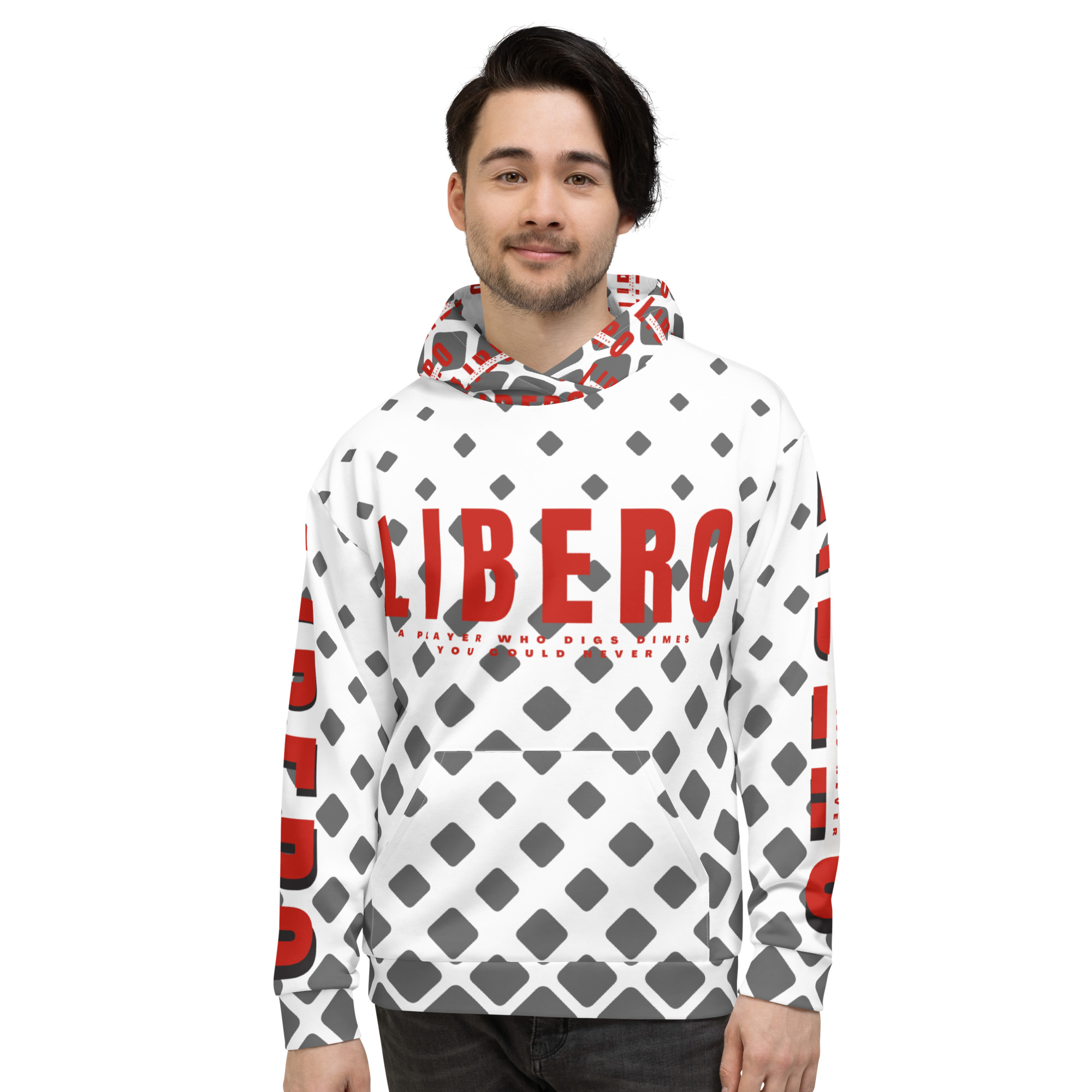 dk grey white and red hoodie libero dk grey white and red hoodie libero