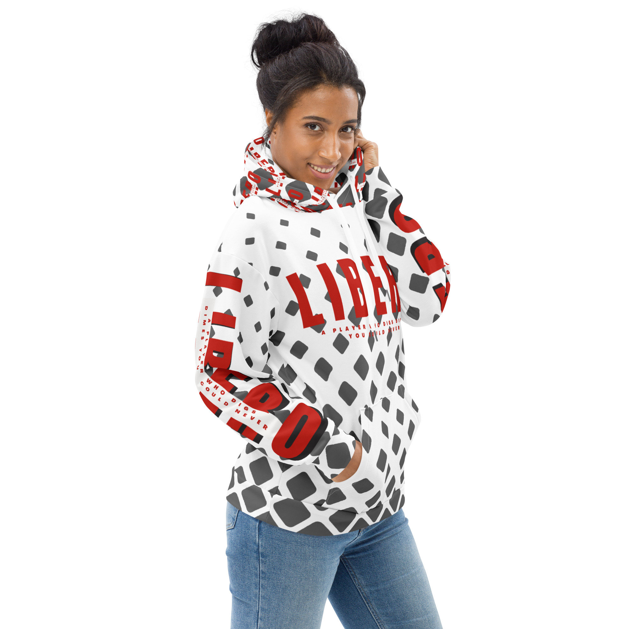 dk grey white and red hoodie libero dk grey white and red hoodie libero