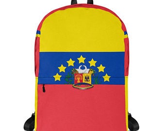 Really cute back to school backpacks inspired by the flag of Venezuela. Available on ETSY in my Volleybragswag shop. Get yours today!