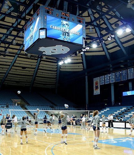 How To Communicate in Volleyball: Villanova Pregame Pepper Warmup  (photo by Char1iej)