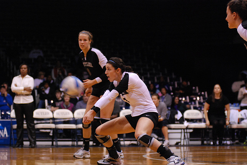 Volleyball Ball Handling Begins With Ball Control and Faster Footwork:.You want to stay light on your feet so that you can run, shuffle or side step to get to where you anticipate the ball is.