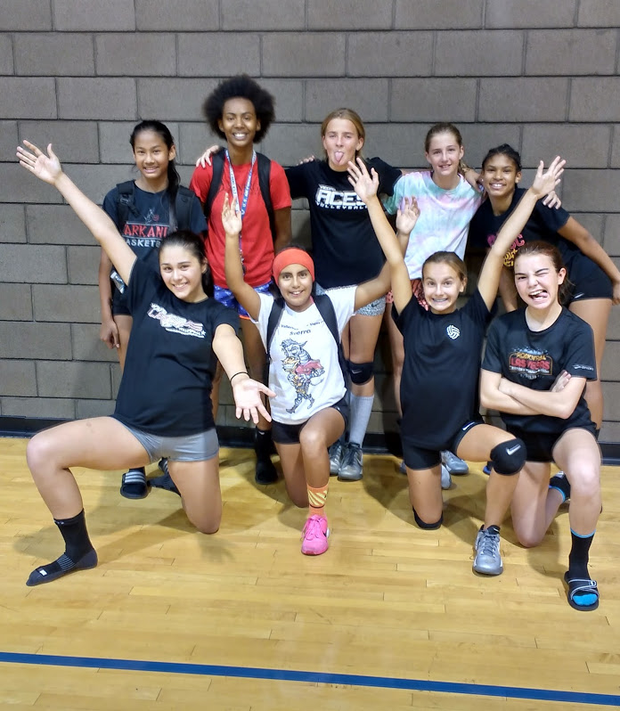 My Motivation For Charging $5 To Coach Las Vegas Volleyball Classes
Boot Camp Class and Breakfast Club regulars Danyale berry and Pac 12 Setter of the year Kami Miner