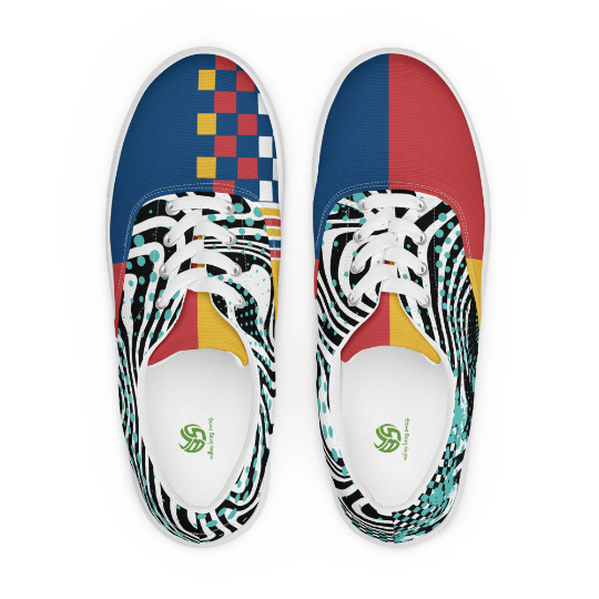 One of my unique gifts for volleyball coaches is based on the creation of  brilliantly colorful designs that motivate the volleyball player to compete hard...on and off the court. Check out the Kaleidoscope Zebras slip on canvas shoes women love in the 2024 line.