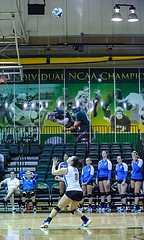 The volleyball jump serve is designed to create alot of speed and pace so the ball hits the ground before the passers in serve receive on the opposing team can get to it.