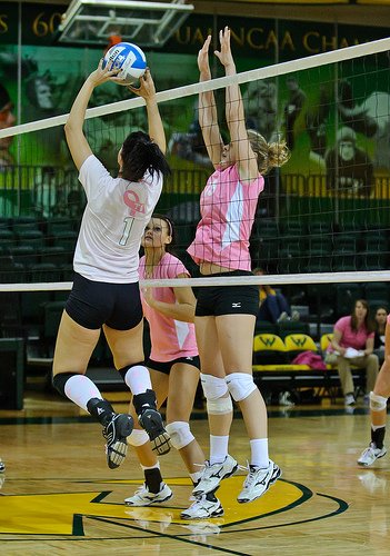 Setters play a crucial role in orchestrating the team's offense by strategically placing the ball for hitters to attack.
In rotations, setters typically occupy position 2 when they are in the front row and position 1 when they are on defense in the back row.

(photo CE Andersen)