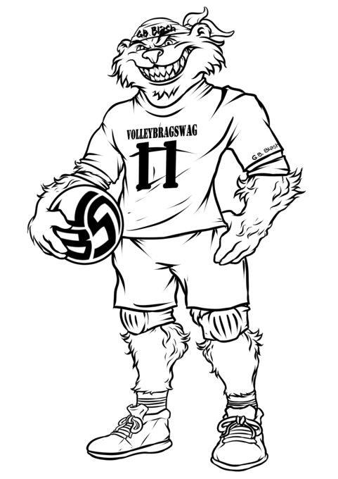Volleybragswag Bear Coloring Pages