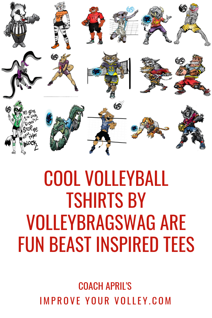 Cool Volleyball TShirts By Volleybragswag Are Fun Beast Inspired Tees