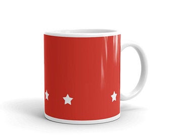 Country Flag Inspired
Volleyball Mugs Make Great Gift Ideas (Volleyall Mug Designs inspired by the Cuban flag)