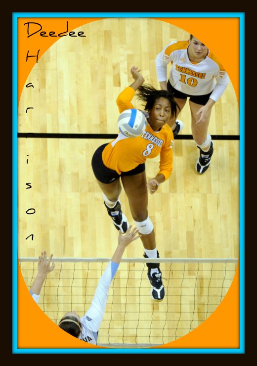 Meet DeeDee Harrison the collegiate middle blocker volleyball player for the University of Tennessee, Knoxville.