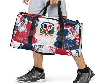 Now available are the Volleybragswag Dominican flag inspired sports bras, volleyball shorts set, beach towels and blankets, flip flops, hoodies, fanny packs, duffle bags and more!