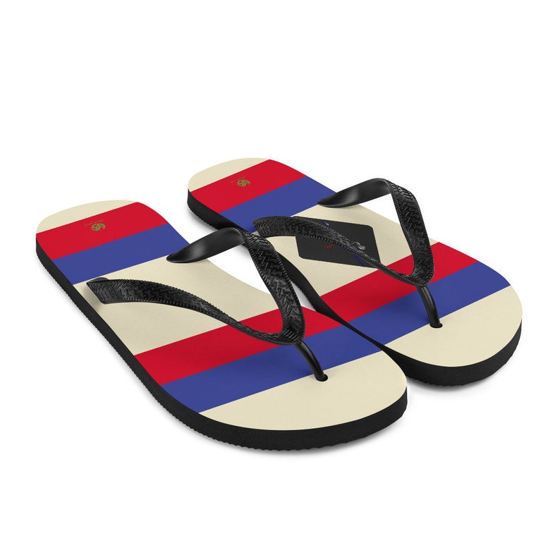 Flip Flop Shop Has Flag of Russia Inspired Slipper Designs by Volleybragswag available now on my ETSY shop!