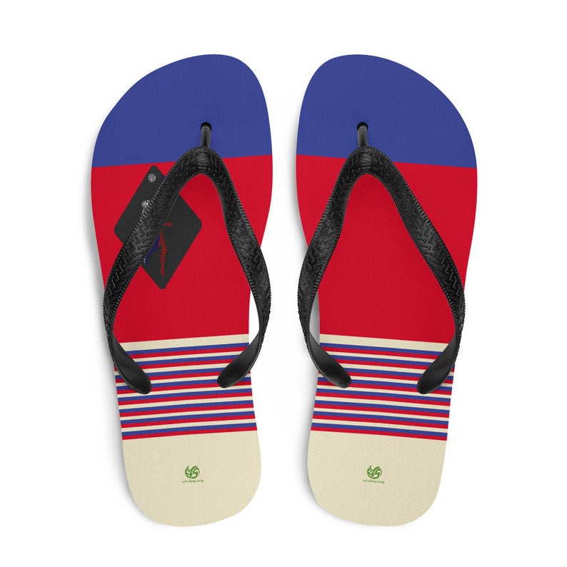 Flip Flop Shop: These funky fly Flag of Russia Inspired Flip Flops by Volleybragswag are available now on my ETSY shop! You know your assignment!!!