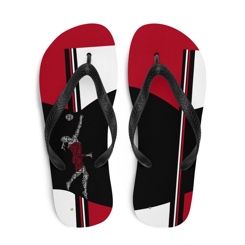Volleybragswag Japan inspired volleyball flip flops available for volleyball players