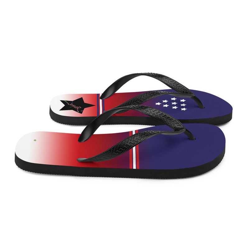 Flip Flop Shop: These funky fly Flag of the United States Inspired Flip Flops by Volleybragswag available now on my ETSY shop! You know your assignment!!!