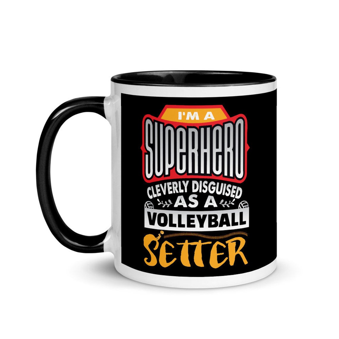 My Volleybragswag volleyball mug collection includes mugs for hitters, liberos, blockers and coaches as well as the VBS Beast Collection featuring animal players.