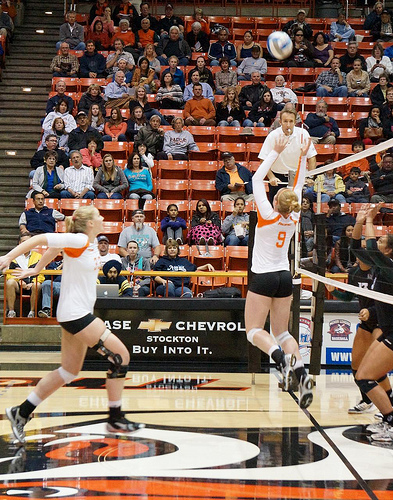 Setters In Volleyball: The setter faces Zone 4 when they set the ball outside  or when they set to the middle. Volleyball setters face Zone 4 when they back set the ball to Zone 2 which is behind them. (Inky Hack)