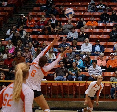 Volleyball Set Definition: The outside set is set by the setter or another player to one of the two outside hitters in the left front or right front position on the court. (Inky Hack)