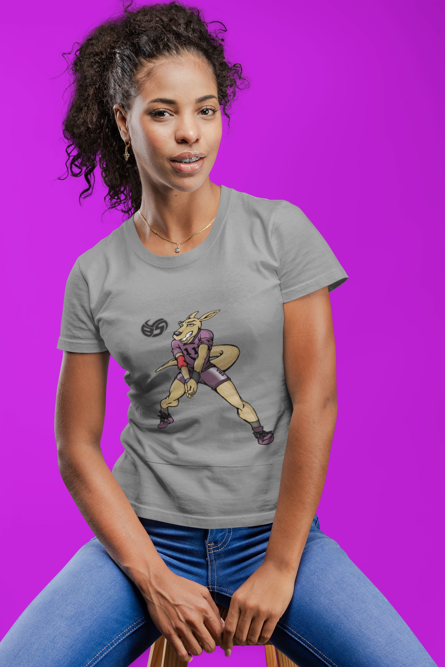 Click to Shop Volleybragswag Kangaroo T Shirt Designs Featuring Hitter Resee The Roo on Etsy. These make great additions to your back to school or volleyball practice outfits.