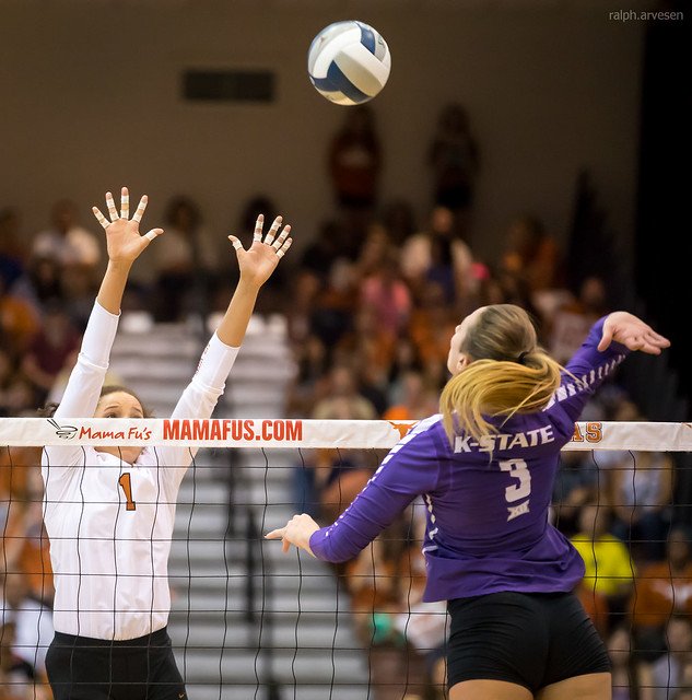 Types of Volleyball Hits-To hit a ball a player takes a spike approach then uses an armswing to contact the ball in the air to propel it over the net into the opposing court. (Ralph Arvesen)