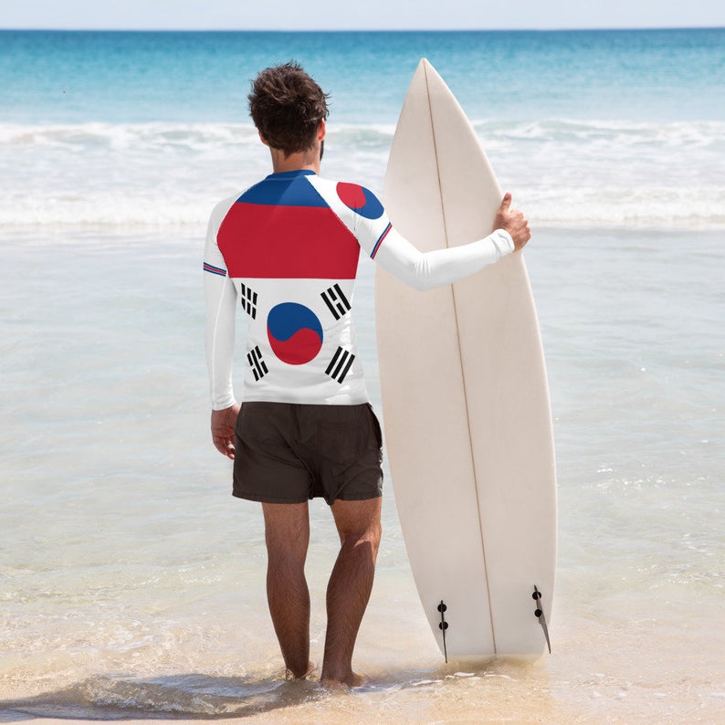 Create A Cute Beach Volleyball Outfit With Korea Flag Inspired Designs by Volleybragswag