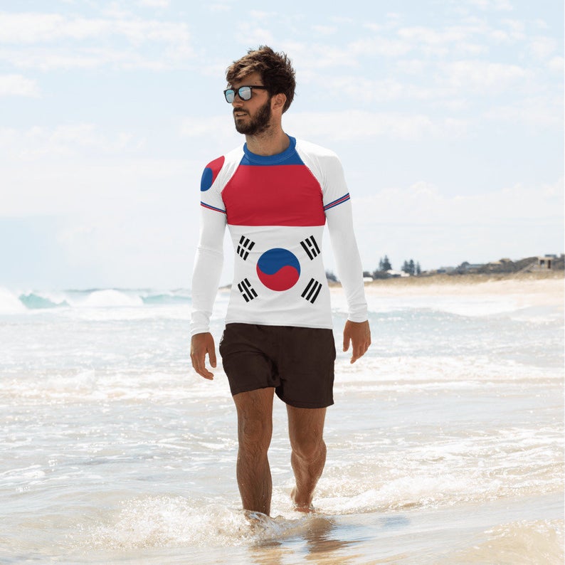 Create A Cute Beach Volleyball Outfit With Korea Flag Inspired Designs by Volleybragswag