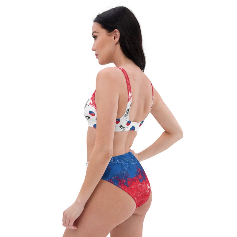 Create A Cute Beach Volleyball Outfit With Korea Flag Inspired Designs by Volleybragswag