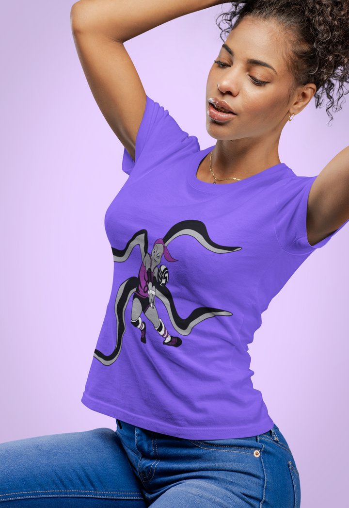 VBS Volleyball T-Shirts Feature Miss O.I. Gotchu the Libero Volleybragswag Octopus and Special Defensive Team Leader
