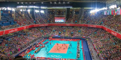 London Olympic volleyball stadium 2012