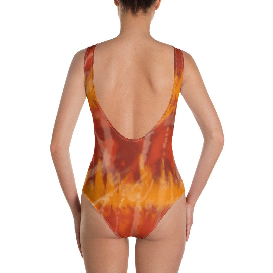 One Piece Tie Dye Swimsuit Designs Spring Collection 2021