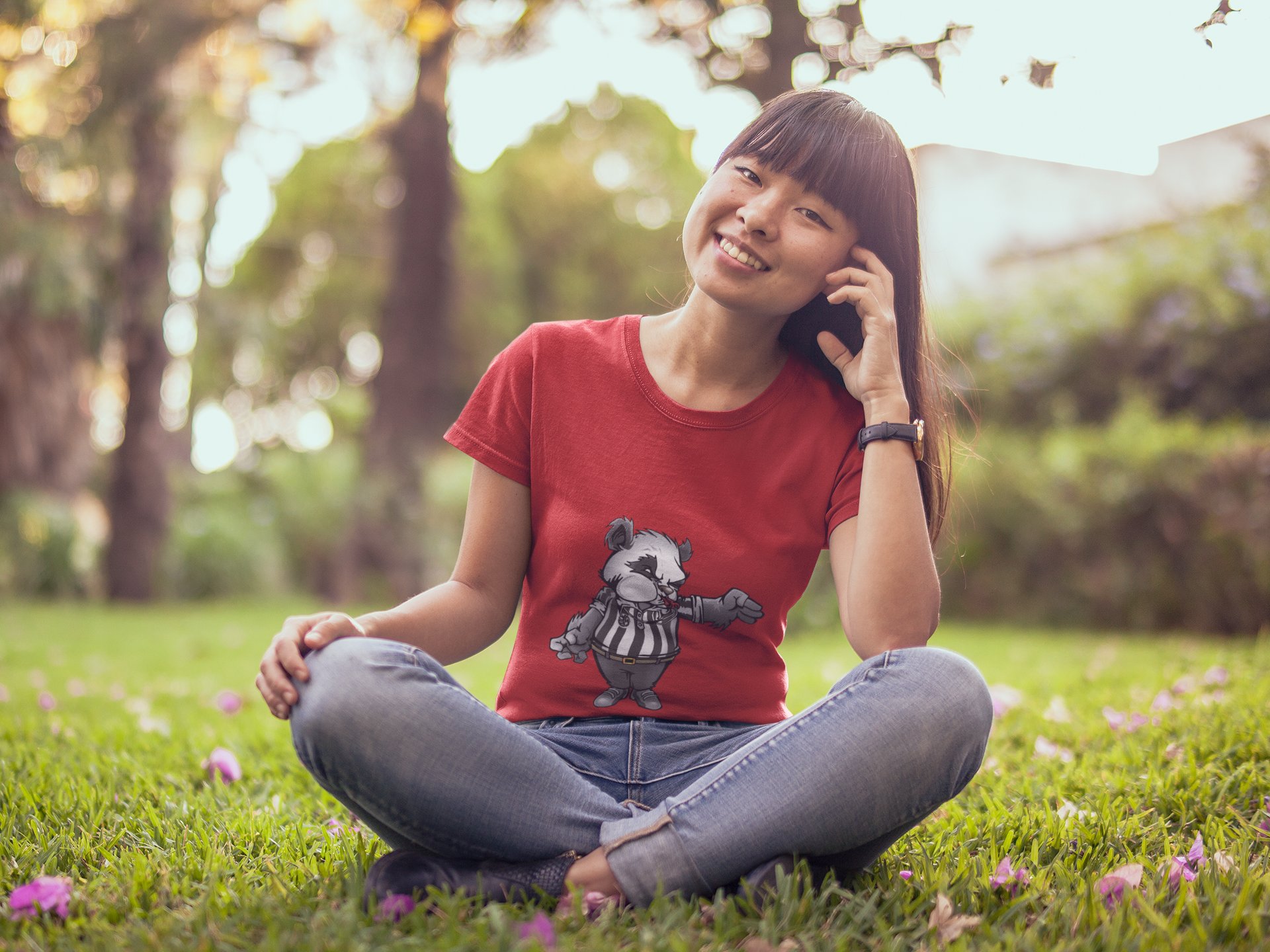 My women's cute panda t-shirt designs celebrate the official who brings both authority and charm to the game.

These designs especially resonate with volleyball moms who understand the balance of being firm yet approachable.