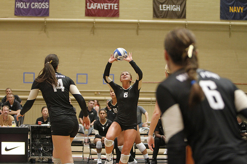Patriot League Army volleyball setter Mary Vaccaro (West Point US Military Academy)
