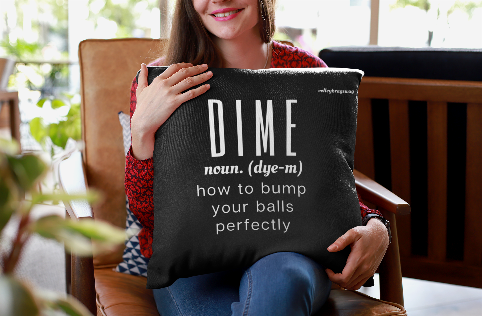 pillow dime black