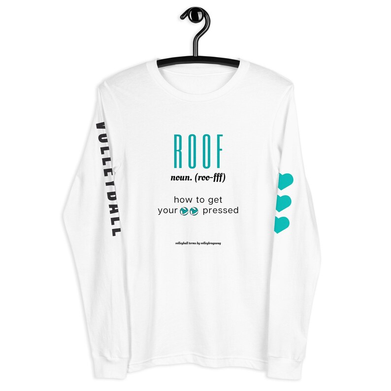 ROOF-my Peace Love Volleyball shirt is available in my Etsy shop. Click to shop.