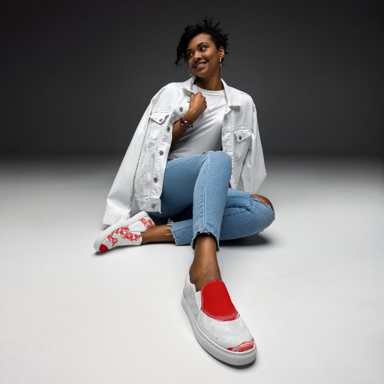 Say hello to the "Red and White" Women Canvas Slip on Shoes in the 2023-2024 ACVK shoe line. These kicks are my answer to providing a comfortable, colorful, fun, fire alternative to the shoes most players wear to and from the gym for practices, volleyball games and most of all tournaments.