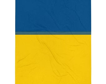 Yellow and blue volleyball blankets inspired by the national flag of Sweden available Spring 2021.