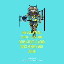 I Love How To Teach Volleyball Serve Skills To Middle and High School Players Check out my article The Volleyball Serve Toss How Consistent Is your Toss