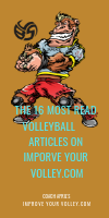 The 16 Most READ Volleyball Articles on Improve Your Volley.com by April Chapple