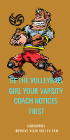 Be The Volleyball Girl Your Varsity Coach Notices First by April Chapple